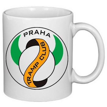 hrnek s potiskem Tramp club Praha